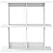 Scaffale da parete A parete Bianco 100 x 20 x 75 cm - Foto miniatura 3