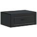 Mobiletto da notte a muro 2 pcs Nero 49 x 34,5 x 20 cm - Foto miniatura 3