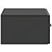 Mobiletto da notte a muro 2 pcs Nero 49 x 34,5 x 20 cm - Foto miniatura 6