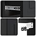 Mobiletto da notte a muro 2 pcs Nero 49 x 34,5 x 20 cm - Foto miniatura 8
