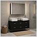 Set di mobili per il bagno 4 pcs Rovere Nero - Foto miniatura 4