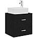 Set di mobili per il bagno 4 pcs Rovere Nero - Foto miniatura 5