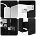 Set di mobili per il bagno 4 pcs Rovere Nero - Foto miniatura 9