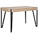 Tavolo Da Pranzo In Color Legno Chiaro E Nero 130x80cm Cambell - Foto miniatura 6