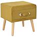 Comodini Senape 2 Pz 40x35x40 Cm In Velluto - Foto miniatura 2