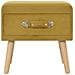 Comodini Senape 2 Pz 40x35x40 Cm In Velluto - Foto miniatura 5