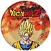 Giocoplast Natale S. p. a - 8 Piattini In Cartone Dragon Ball Z 18 Cm - Foto miniatura 1