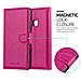 Custodia Compatibile Con Huawei P10 Lite In Rosa Vivo - Coperchio Protettiva Con Chiusura Magnetica, Funzione Stand E Tasca Per Le Carte - Foto miniatura 5