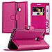 Custodia Compatibile Con Huawei P10 Lite In Rosa Vivo - Coperchio Protettiva Con Chiusura Magnetica, Funzione Stand E Tasca Per Le Carte - Foto miniatura 1