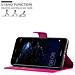 Custodia Compatibile Con Huawei P10 Lite In Rosa Vivo - Coperchio Protettiva Con Chiusura Magnetica, Funzione Stand E Tasca Per Le Carte - Foto miniatura 11
