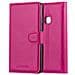 Custodia Compatibile Con Huawei P10 Lite In Rosa Vivo - Coperchio Protettiva Con Chiusura Magnetica, Funzione Stand E Tasca Per Le Carte - Foto miniatura 6
