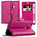 Custodia Compatibile Con Huawei P10 Lite In Rosa Vivo - Coperchio Protettiva Con Chiusura Magnetica, Funzione Stand E Tasca Per Le Carte - Foto miniatura 7