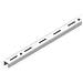 7907812 Profilo Cremagliera Perforazione Semplice Passo 50mm Per Supporti Di Mensola, Bianco, L 1000mm, Set Di 10 Pezzi - Foto miniatura 2