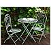 Tavolo Da Giardino Pieghevole In Metallo Verde 70 Cm Trento - Foto miniatura 2