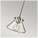 Congress Clear Glass Pendant Chrome - Foto miniatura 4