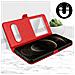 Custodia Apple Iphone 12 / 12 Pro Doppia Finestra Cover Silicone Rosso - Foto miniatura 2