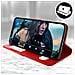 Custodia Apple Iphone 12 / 12 Pro Doppia Finestra Cover Silicone Rosso - Foto miniatura 3