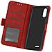 Custodia Lg K22 Vintage Style Portacarte Supporto Video Rosso - Foto miniatura 1