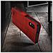 Custodia Lg K22 Vintage Style Portacarte Supporto Video Rosso - Foto miniatura 5