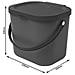 Albula Bio Pattumiera 6 L Per La Cucina Plastica (pp) Bpa Antracite 6l (235 X 200 X 208 Cm)  - Foto miniatura 2