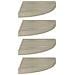 Scaffali Angolari A Parete 4 Pz Rovere 35x35x3,8 Cm Mdf - Foto miniatura 2