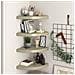 Scaffali Angolari A Parete 4 Pz Rovere 35x35x3,8 Cm Mdf - Foto miniatura 1