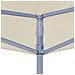 Tetto per Tendone per Feste 4x3 m Crema 270 g / m² - Foto miniatura 2