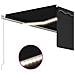 Tenda da Sole Retrattile Manuale con LED 4x3 m Antracite - Foto miniatura 3