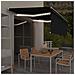 Tenda da Sole Retrattile Manuale con LED 4x3 m Antracite - Foto miniatura 4
