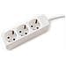 19.99.1072 prolunghe e multiple 1,5 m 3 presa (e) AC Interno Bianco - Foto miniatura 1
