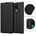 Custodia Compatibile Con Huawei Mate 30 Lite In Nero Di Notte - Coperchio Protettiva Con Chiusura Magnetica, Funzione Stand E Tasca Per Le Carte - Foto miniatura 6