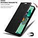 Custodia Compatibile Con Huawei Mate 30 Lite In Nero Di Notte - Coperchio Protettiva Con Chiusura Magnetica, Funzione Stand E Tasca Per Le Carte - Foto miniatura 7