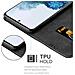 Custodia Compatibile Con Samsung Galaxy S20 In Nero Marrone - Coperchio Protettiva Con Chiusura Magnetica, Funzione Stand E Tasca Per Le Carte - Foto miniatura 5