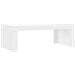 Tavolino Da Salotto Bianco 102x50x36 Cm In Legno Multistrato - Foto miniatura 2