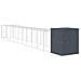 Pollaio Con Area Corsa Antracite 165x1271x181cm Acciaio Zincato - Foto miniatura 6