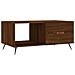 Tavolino Da Salotto Rovere Marrone 90x50x40cm Legno Multistrato - Foto miniatura 2