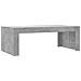 Tavolino Salotto Grigio Cemento 102x50x36 Cm Legno Multistrato - Foto miniatura 2