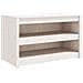 Mobile Da Cucina Da Esterno Bianco 106x55x64 Cm Legno Massello Di Pino - Foto miniatura 2