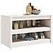 Mobile Da Cucina Da Esterno Bianco 106x55x64 Cm Legno Massello Di Pino - Foto miniatura 3