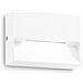 Applique Da Parete Contemporanea Dedra Alluminio Bianco Led 1,5w 3000k Ip65 - Foto miniatura 1