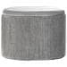 Pouf Contenitore Richland Velluto Grigio Chiaro - Foto miniatura 2