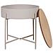 Tavolino Sisco - Beige - Truciolare Melaminico - 40x40x40 Cm - Foto miniatura 5