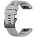 Cinturino In Silicone Per Garmin Fenix 7x 26mm Grey - Foto miniatura 1