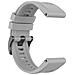 Cinturino In Silicone Per Garmin Fenix 7x 26mm Grey - Foto miniatura 4