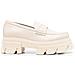 Trailblazer Loafers Mocassino Pelle Scarpe Donna Beige Eu 36, S00190-56 - Foto miniatura 1