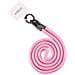 Freedom Lacet Laccio Da Collo Per Smartphone Con Ganci In Metallo Removibili Badge In Tpu Incluso Rosa - Foto miniatura 1