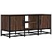 Mobile Tv Rovere Marrone 100x35x41 Cm Legno Multistrato Metallo - Foto miniatura 2