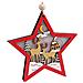 Pendente In Legno Decorazione Natale Illuminato Led - Stella - Foto miniatura 1