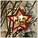Pendente In Legno Decorazione Natale Illuminato Led - Stella - Foto miniatura 2