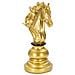 Scultura Scacchi 13 - Oro - Poliresina - 14x11x27 Cm - Foto miniatura 2